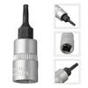 1pcs 1/4 Screwdriver Sleeve T8-T40 Screwdriver Bits Torx Bit Socket Plum Blossom Press Screwdriver With Socket Home Repair Tools