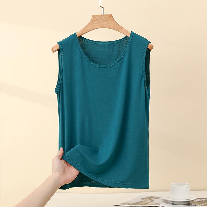 Modal Plus Size Women’s Sleeveless Camisole Vest – Spring/Summer Loose Fit