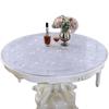 Soft Round Tablecloth Transparent PVC Waterproof Oilprpoof Living Room Dining Tables Kitchen Desk Protector Home Decor