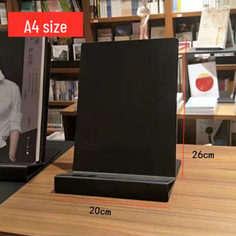 Acrylic Bookends and Stand for Books, Booklets, Records, and Displays