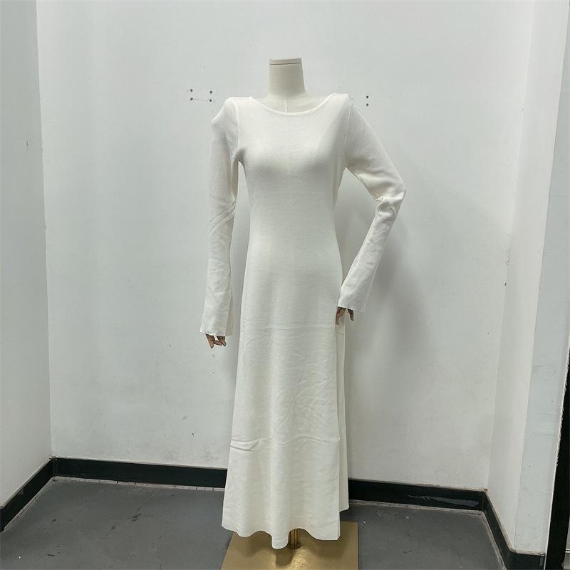 2026 Women's European & American Fashion Slim Fit Long Sleeve Dress