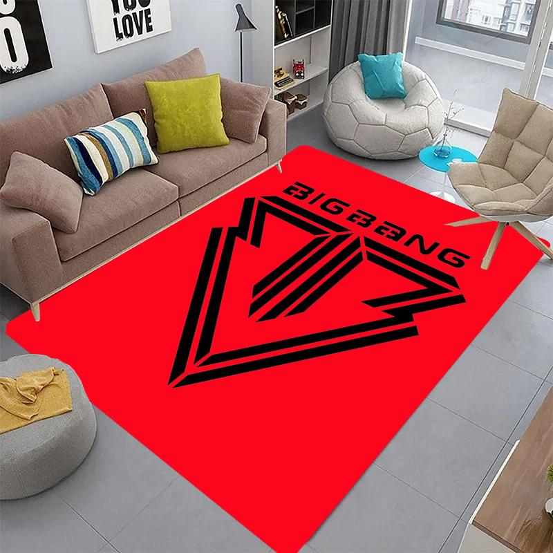 Bold Design: Big Bang Symbolism Carpet Floor Mats Living Room and Bedroom Mats Protective Pad Fashion Room