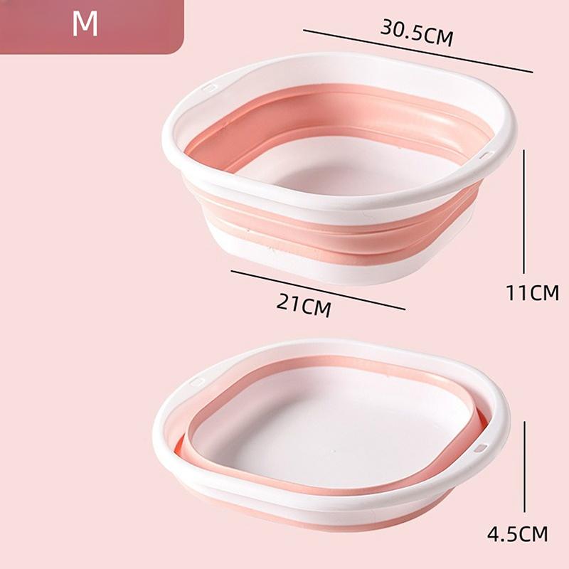Travel Big Washbasin Folding Washbasin Portable Household Compression Basin For Student Dormitory Bathroom Accessories