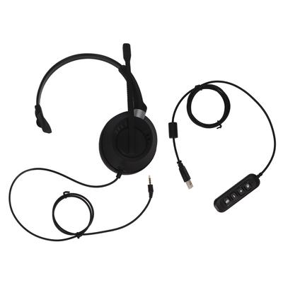 Cellphone Headset Noise Reduction Volume Adjustment 3.5mm Business Communication Headset with Mic