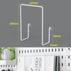 Pegboard Desktop Vertical Storage Rack - No-Punch Student & Office Shelf