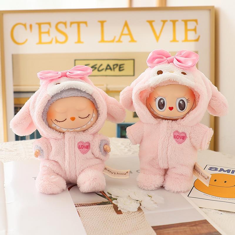 (No Doll) Labubu Baby Clothes Are Suitable for The First and Second Generations of Labubu Cartoon and Cute One-piece Clothes