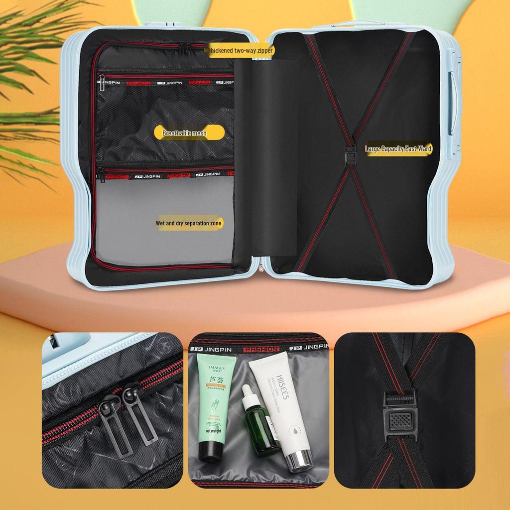 Children's Ride-On Suitcase with Universal Wheels & Combination Lock - 20 Inch