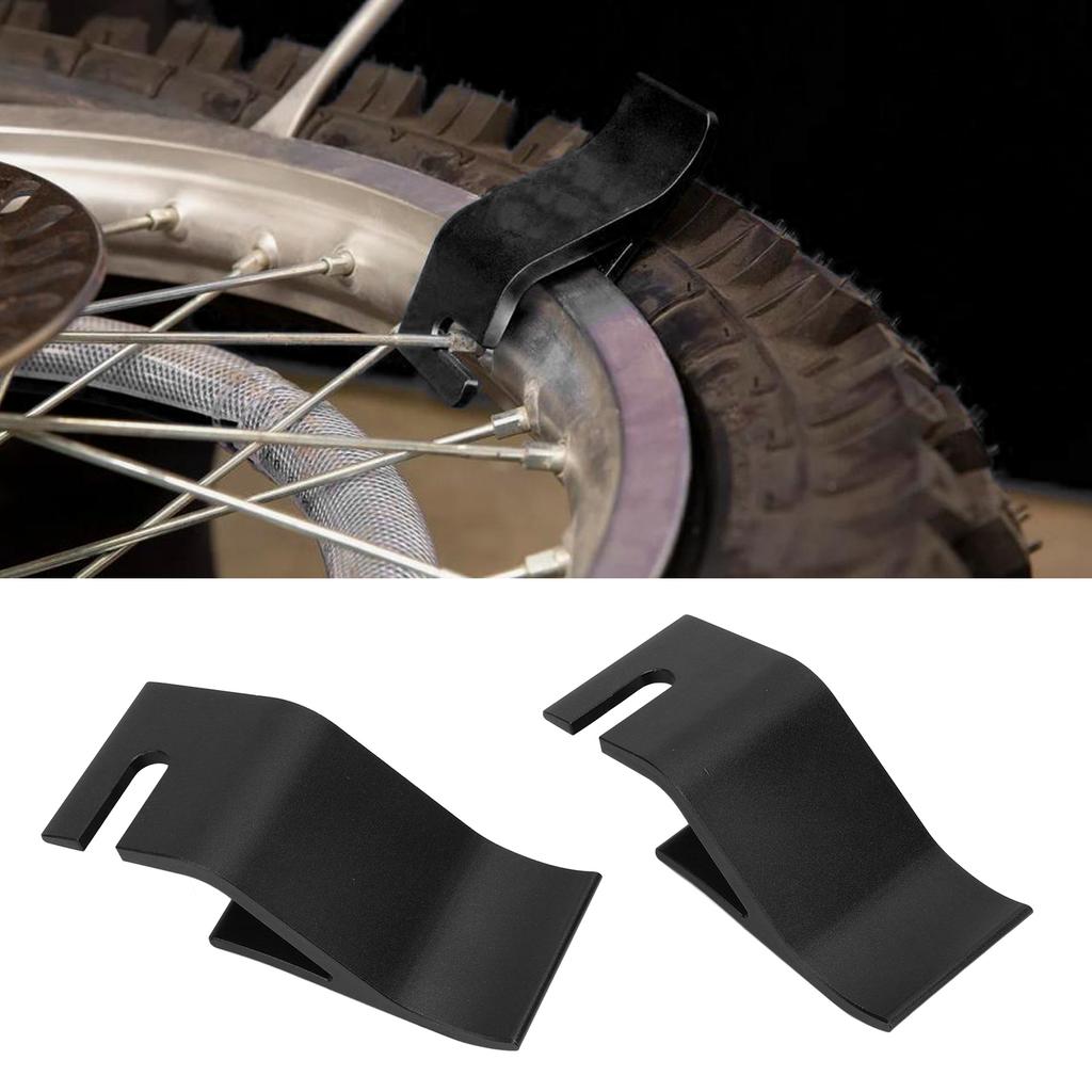 2PCS Motorcycle Tire Bead Installation Assistance Tool Holder Hook Aluminium Alloy Replacement for