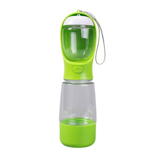 Dog Water Bottle with Food Container And Poop Bag Dispenser 3-in-1 Leak-Proof Portable Pet Water Dispenser for Walking Hiking Travel