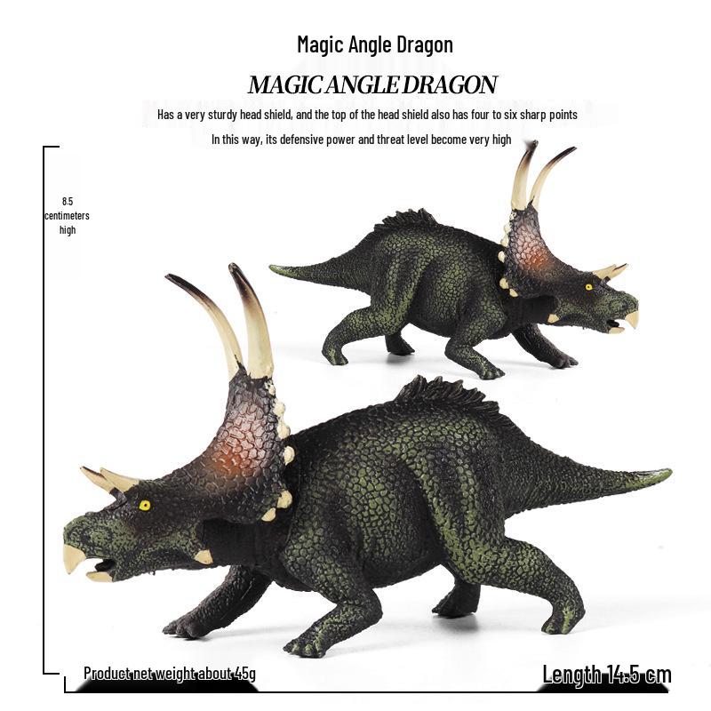 Dinosaur Simulation Toy Set: T. Rex, Triceratops, Spinosaurus & Pterodactyl Models
