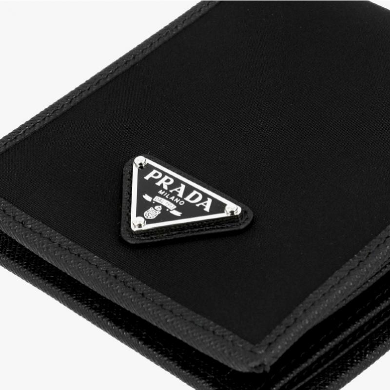 Prada Re Nylon Triangle Logo Wallet 2mo513 2dmh F0002