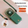 Foldable Neck Hanging Mini USB Fan: Portable Handheld and Desktop Stand Fan.