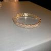 Zircon Round Geometric Flower Bracelet Vintage Style Bracelet Light Luxury High-End Hand Jewelry For Women