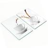 Multifunctional Decorative Kitchen Boards Tempered Glass Coffee 2X30X52 Cm