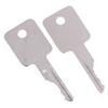 2 Pcs Bobcat Key Applicable To S550 S185 Skid Steer Loader Sweeper Key S331 / S160 Excavator