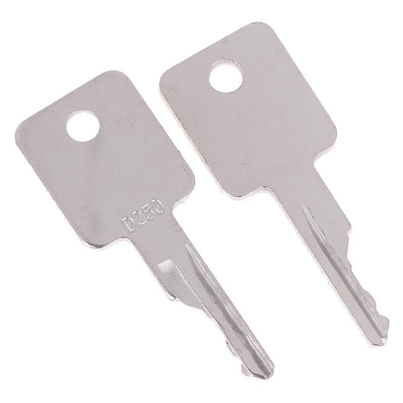 2 Pcs Bobcat Key Applicable To S550 S185 Skid Steer Loader Sweeper Key S331 / S160 Excavator