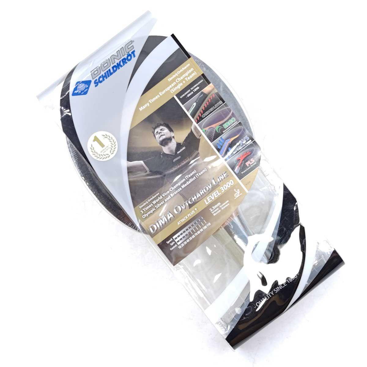 Used [Unused] DONIC Schildkrot Table Tennis Racket DIMA Ovtcharov 3000 Carbon Layer Sponge 2.3mm 754400 DONIC