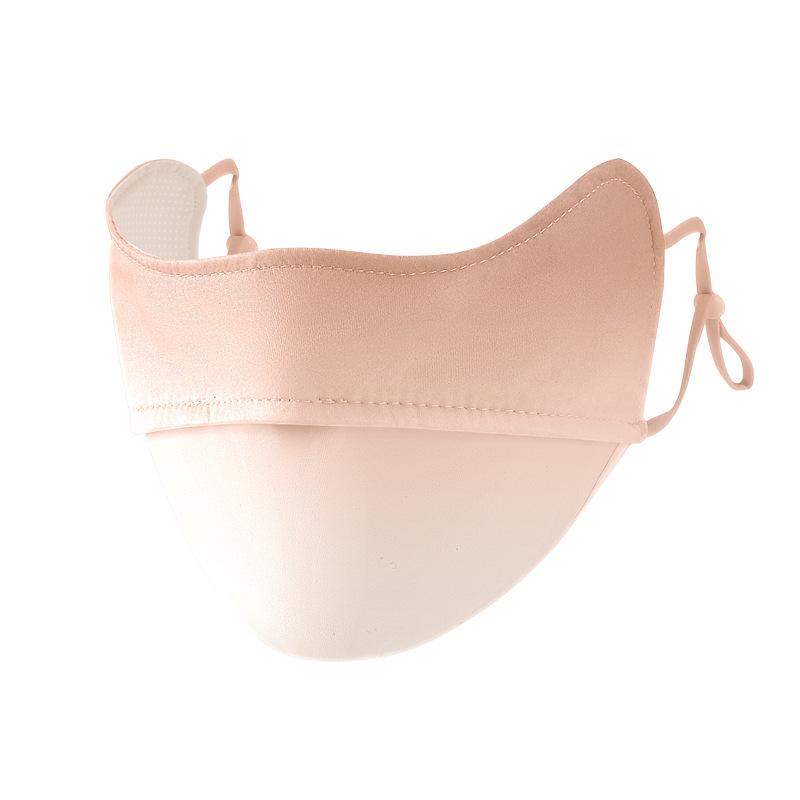 Women's 3D Ice Silk Sunscreen Mask - Spring/Summer Breathable Sun Protection for Outdoor Cycling