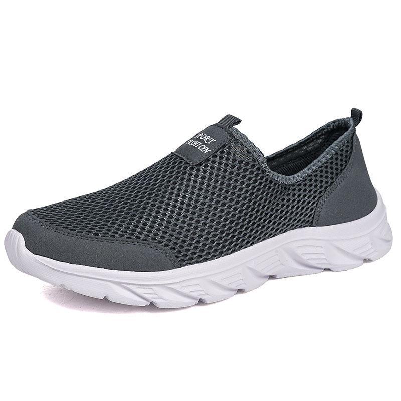 Men's Summer Mesh Slip-On Casual Shoes - Breathable, Lightweight Outdoor Walking Sneakers