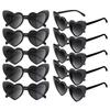 10 Pack Heart Sunglasses Vintage Cat Eye Heart Glasses Retro Bachelorette Bride Sunglasses Bulk For Women