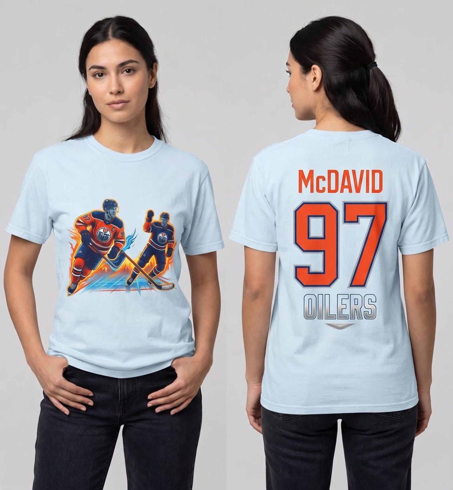 Comfort Colors® Connor McDavid 97 Edmonton Oilers Stanley Cup NFL Shirt 3XL