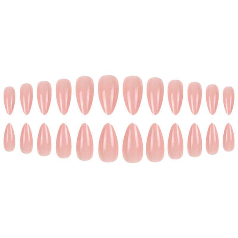 Short Press-On Nails Set With Floral Design Minimalist False Women Wearable Nail Tips In Multiple Colors