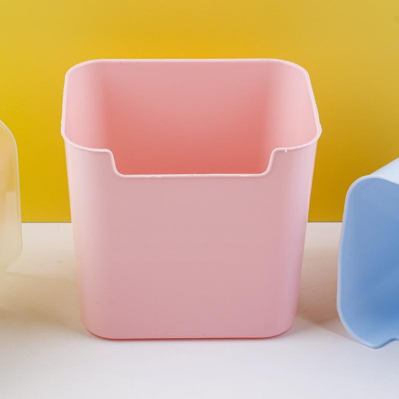 Large Capacity Drop Resistant Simple Style Desktop Pen Holder Stationery Storage Pencil Case