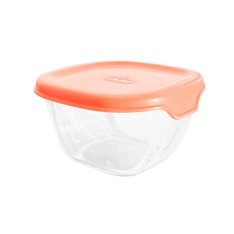 1 Stück kleine Glasschale mit Deckel Klarer Glasbehälter Stapelbar Für Desserts Puddings Saucen Dips Nüsse Haferflocken Süßigkeiten Süßigkeiten