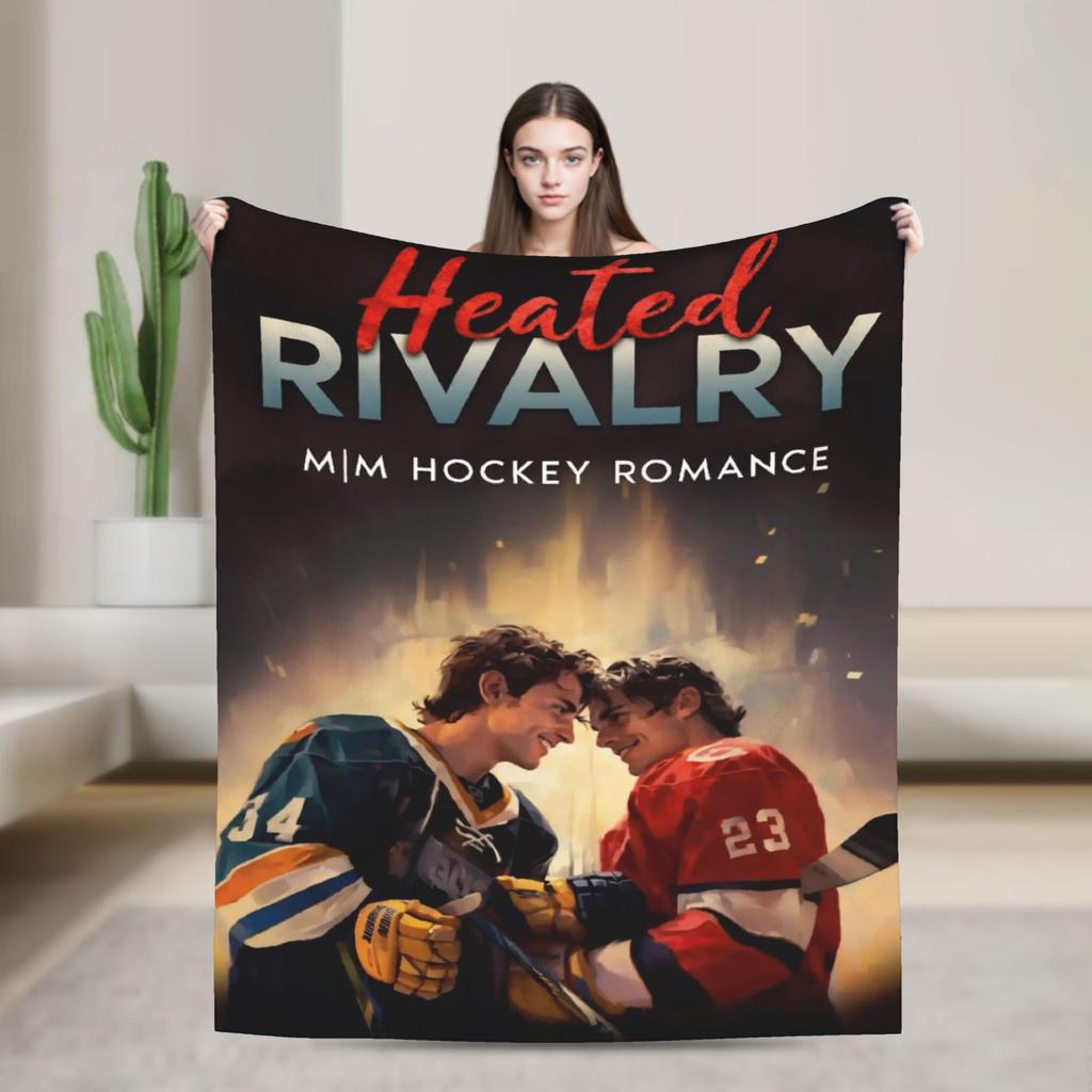 Heated Rivalry Wool Blankets Canadian TV Show Awesome Throw Blanket for Sofa Bedding Lounge 150*125cm Rug Piece,