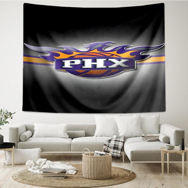 Suns Basketball Artwork Quick-Dry Tapestry Hanging for Bedroom,Livingroom, Playroom,Decor Art Room Wall Tapestry Holiday and Birthday Gifts
