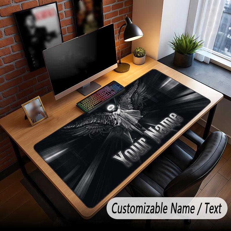 Custom Name Extended Mouse Pad,Rammstein Gaming Desk Mat For Home Office Desktop Decor