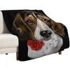 adorable Beagle art Throw Blanket Ultra Soft Flannel Fleece Blanket for All Seasons