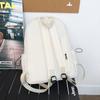 School bag Korean version ins high value backpack early high birth girl casual simple commute versatile large capacity