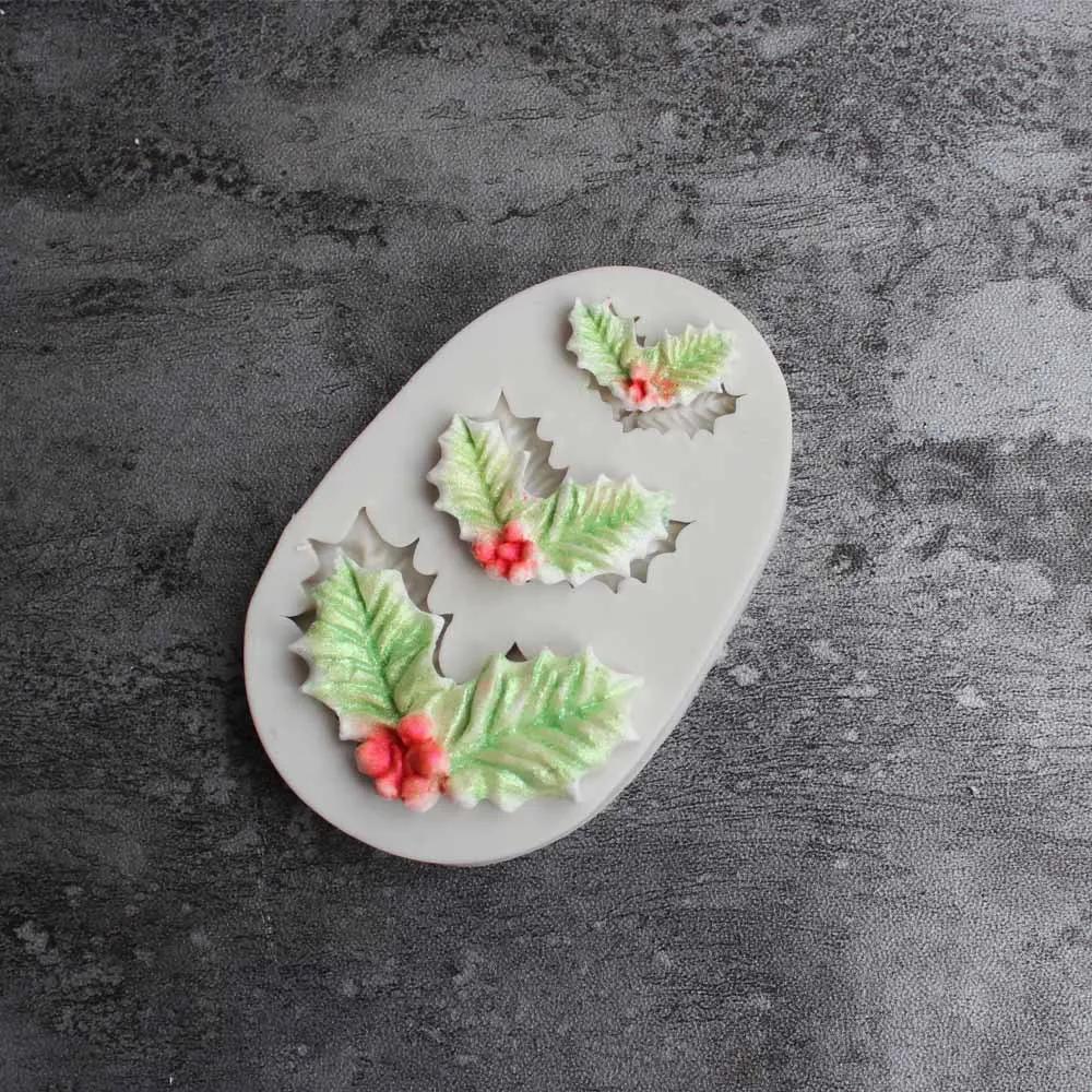 Christmas Series Elk Snow Liquid Silicone Mold DIY Photo Frame Sugar Cake Baking Mold Decoration Tool