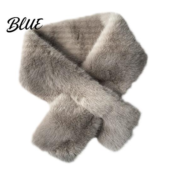 Winter Warm Scarf Women Imitation Mink Fur Scarf Thickened Soft Plush Neck Warmer Cold Weather Elegant Shawl Wrap Accessory for Versatile Fashion
