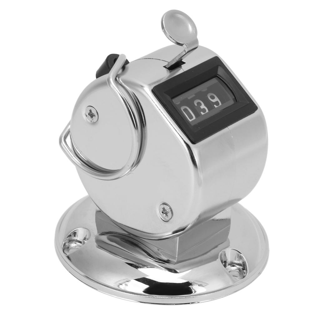 Clicker Counter 4 Digit Clear Lettering Accurate Hand Counters Clickers with Metal  for Row Peo