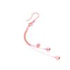 Exquisite Purple Gold Rose Gold Plated Russian Snake Bone Fringed Earrings 585 Color Gold Versatile Exquisite Ear Hook Earrings