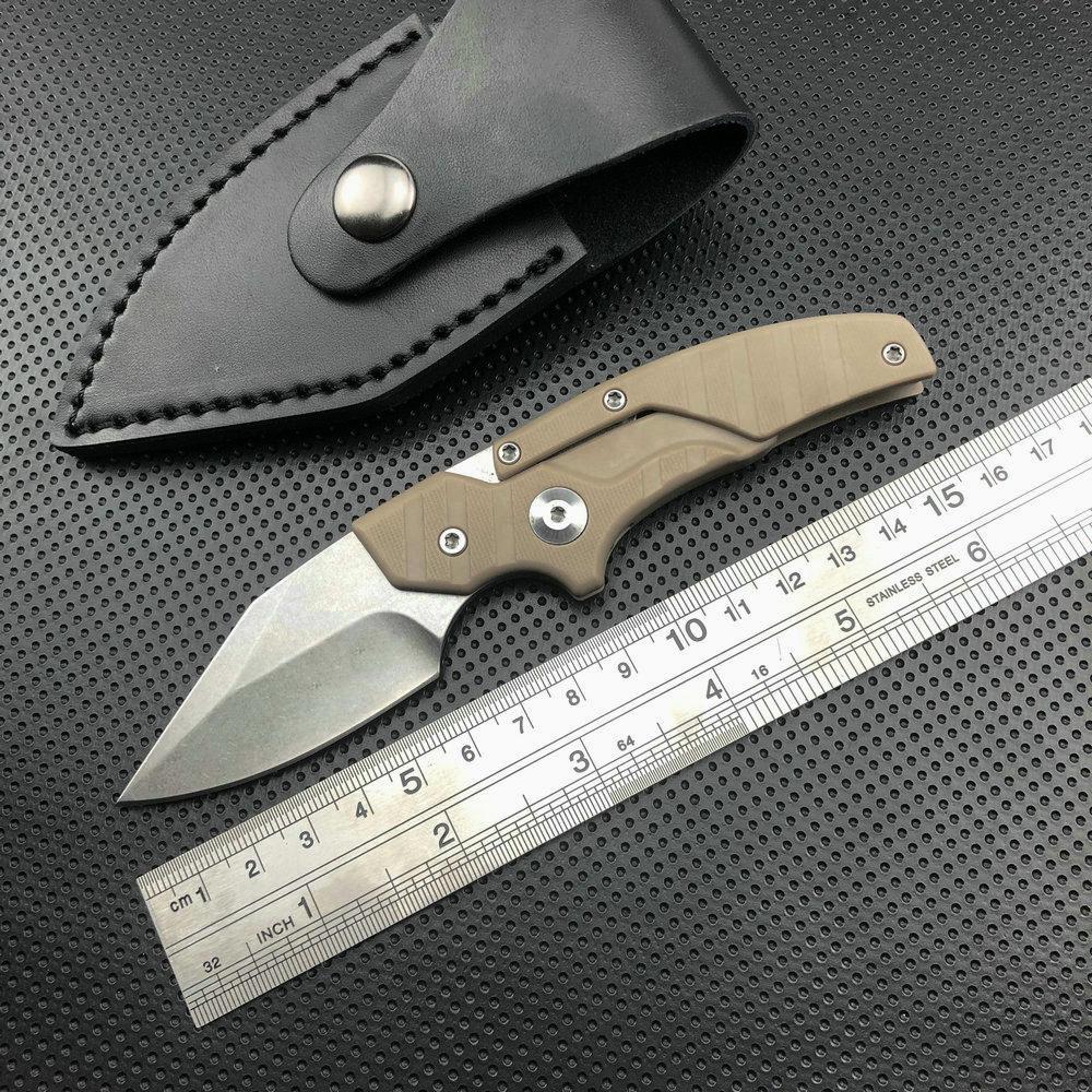 Pocket Knife,Camping Knives,Survival Premium Knife,D2 Tactical Knife ,Cool Camping Tool With Leather Sheath Dropshipping