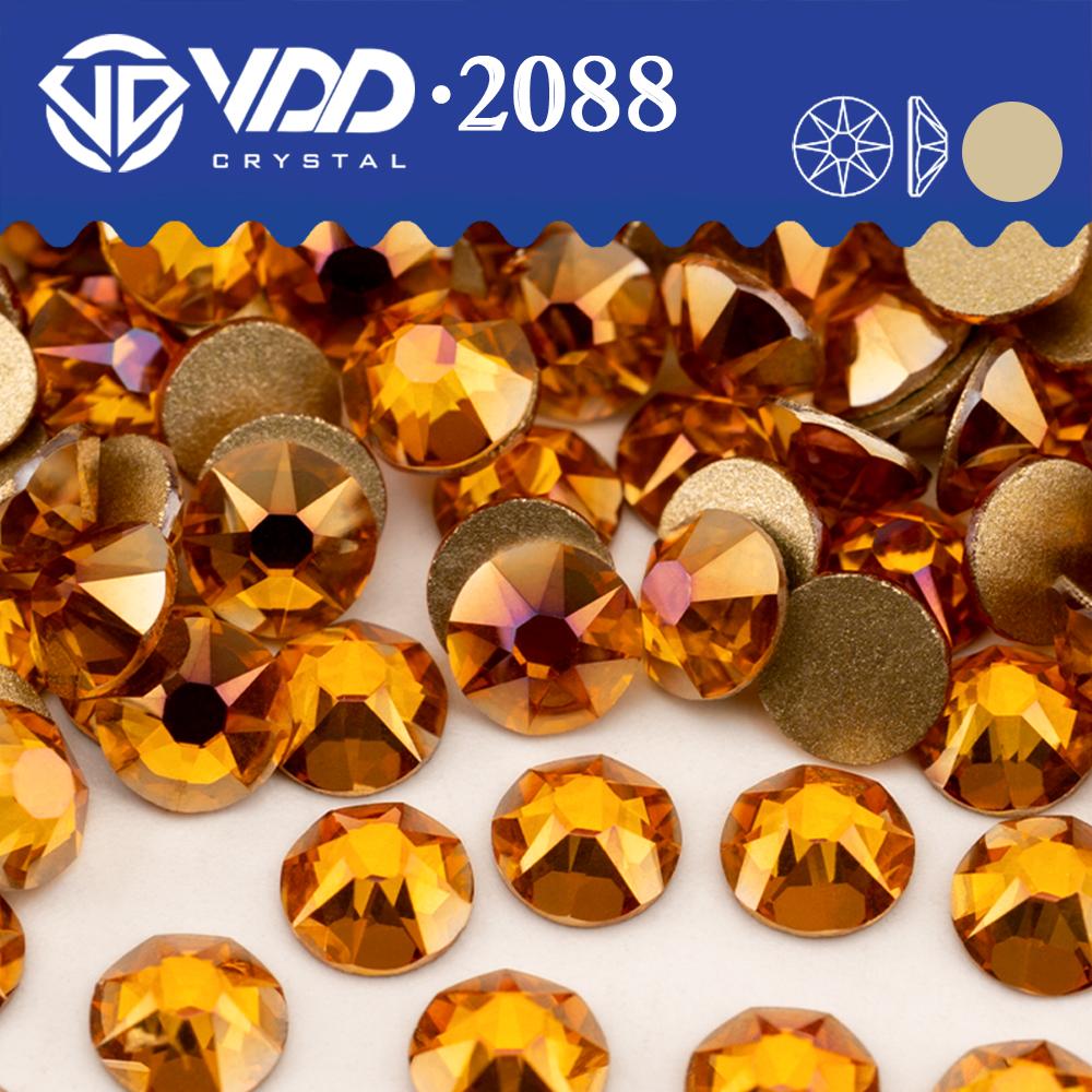 VDD SS16-SS30 High Quality 2088 Rhinestones Crystal Flatback 8 Big 8 Small 16cut Stones for DIY Crafts Nail Art Decoration