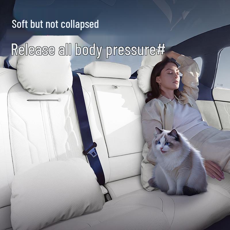 ORA 5-Headrest Lumbar & Neck Support Pillow for Car Interior Modification