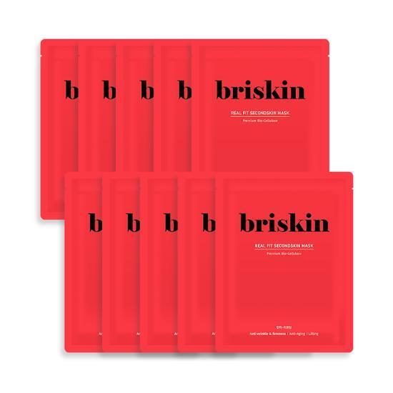 Briskin Real Fit Second Skin Mask 10P (4 types)