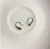 Niche Design S925 Sterling Silver Earrings: Korean High-Class Cold Style Ear Studs for Women with Short Hair.