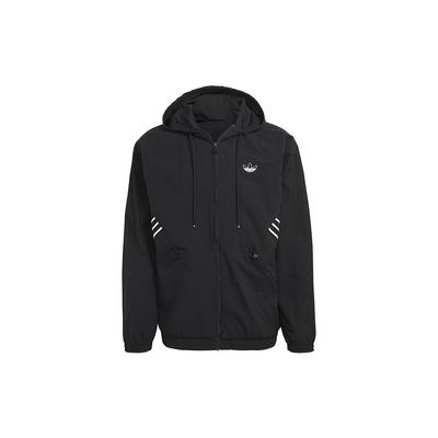 Originals Trefoil Sprt Arc Windbreaker Casual Hooded Jacket Men Outerwear Black GN5505