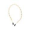 Fashion Unisex Alice Style Sports Metal Hairband Wavy Headband Black Head Hoop Casual Headwear