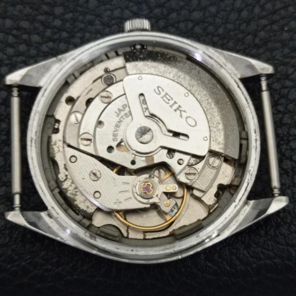 JAPAN VINTAGE SEIKO 5 AUTOMATIC 6309A MENS GREEN COLOR DIAL WATCH A701537-5 R206b-a701537