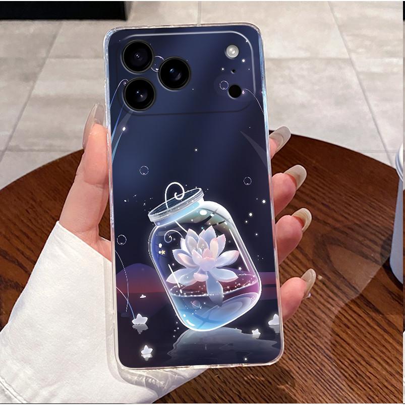 For iPhone 17 Pro Max Case iphone17 Clear Luxury Cute Love Rabbit Cover Soft Silicone Phone Case For iPhone 17Pro Max Air Fundas