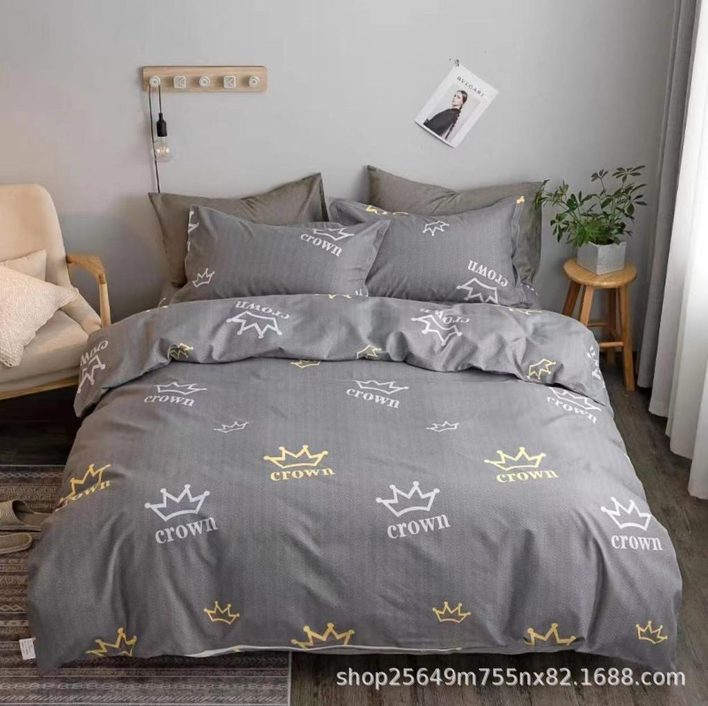 Thickened three piece and four piece bedding sets