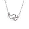 Pendant Necklace Love Heart Necklace Clavicular Sweater Chain Hollow Heart Chain Pendant  Summer
