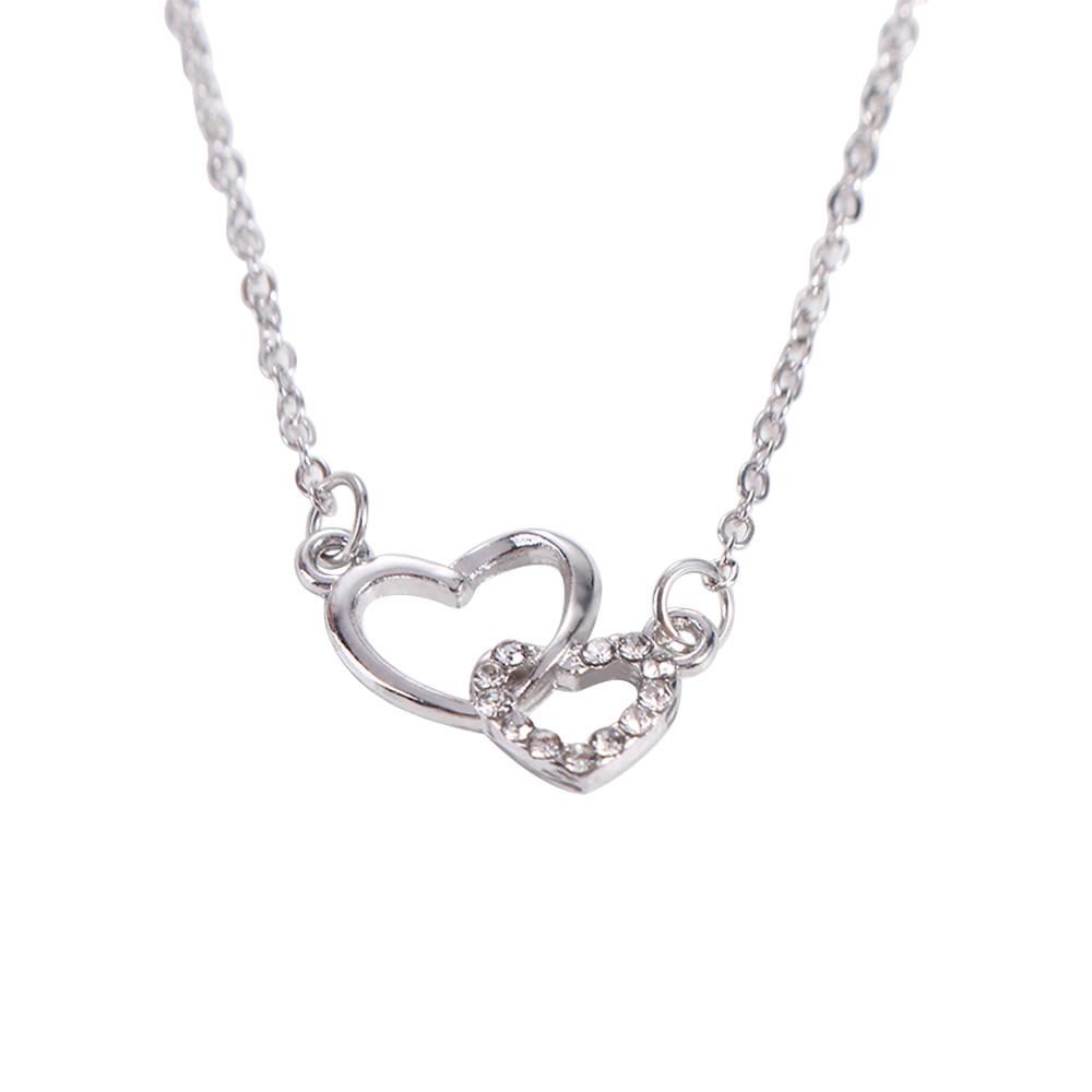 Pendant Necklace Love Heart Necklace Clavicular Sweater Chain Hollow Heart Chain Pendant  Summer