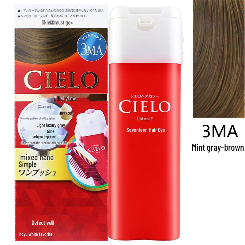 CLELO Xuanruo Crema Colorante per Capelli Giapponese - Formula a Base Vegetale per Copertura dei Capelli Grigi